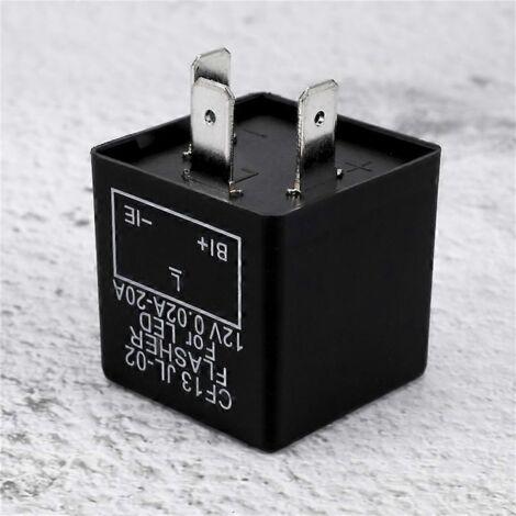 2PC 12V 3Pin Car Flasher Relay CF13 JL-02 Fix LED Light Indicator-- (1/5)