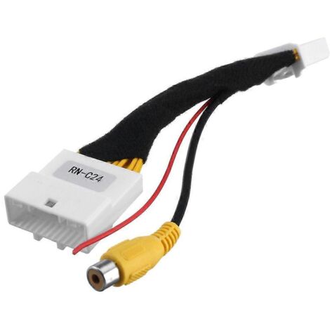 Car 24Pin Video Input Rca Adapter Cable for Stepway Vivaro 4-- (1/5)