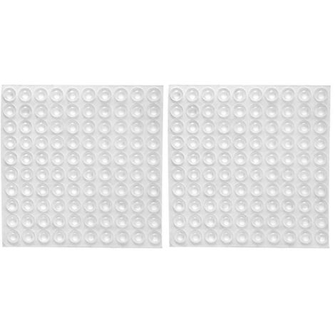 200x Transparent Adhesive Bumper Pads, 82.5mm-- (1/4)