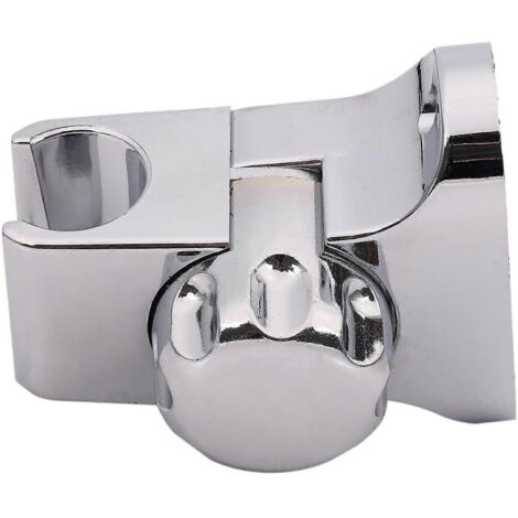 Adjustable Rotating Bathroom Shower Head Hand Holder Silver-- (1/5)