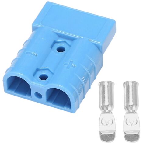 For Anderson Style Plug Connectors 50A 600V Terminals Plugs Blue-- (1/5)