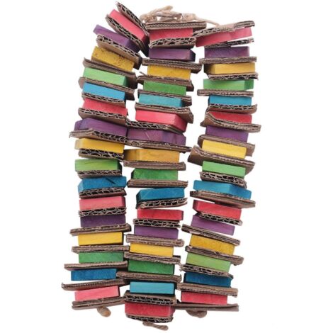 Parrot Toys for Birds Cardboard Big Bird Toys African Grey Parrot-- (1/5)