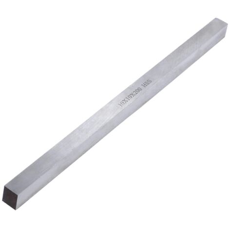 10mm x 10mm x 200mm Turning Parting Milling Lathe HSS Tool Bit Gray-- (1/5)