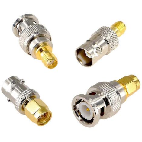 SMA to BNC Kits 2 Set RF Connector Kits for SDR Ham Radio B-- (1/5)