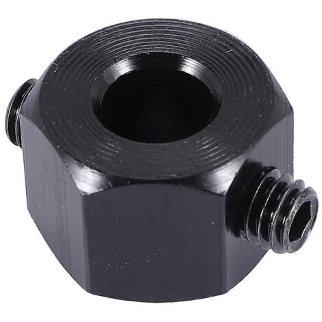 4PCS 5mm to 12mm Combiner Wheel Hub Hex Adapter for RC Car,Black-- (1/5)