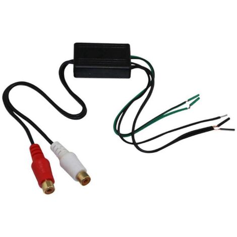 Speaker to 2 RCA Line Output Converter IN/OUT High/Low for Car Audio-- (1/5)