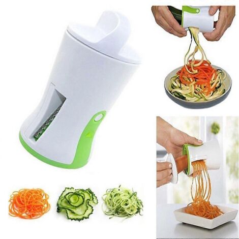 1 pc Spiral Funnel Vegetable Grater Carrot Cucumber Slicer Chopper-- (1/5)