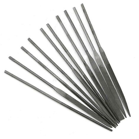 10Pcs Small Needle Files Set 140mm Jewelry Tools Beading Crafts-- (1/5)
