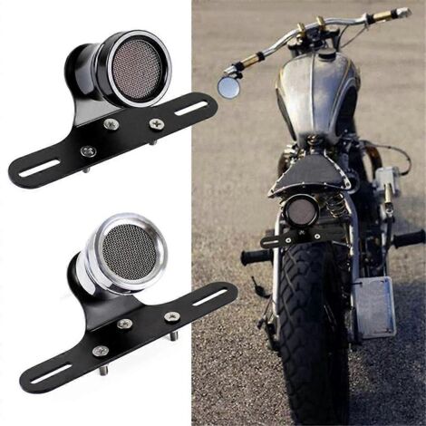 Motorcycle Retro LED Tail Brake Stop Light Lamp License Plate Light B-- (1/5)
