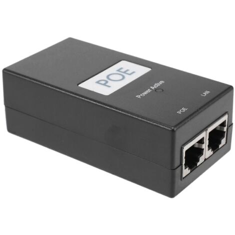 24V 0.5A Desktop POE Power Injector Ethernet Adapter-- (1/5)