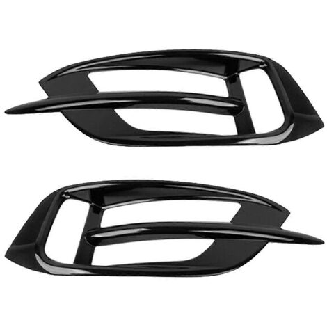 Black Car Rear Fog Light Grill Cover Trim for 10Th 16-19-- (1/5)