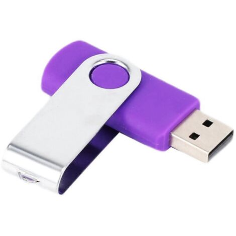 Rotating USB 2.0 128MB Flash Drive Memory Stick Storage U Disk-- (1/5)