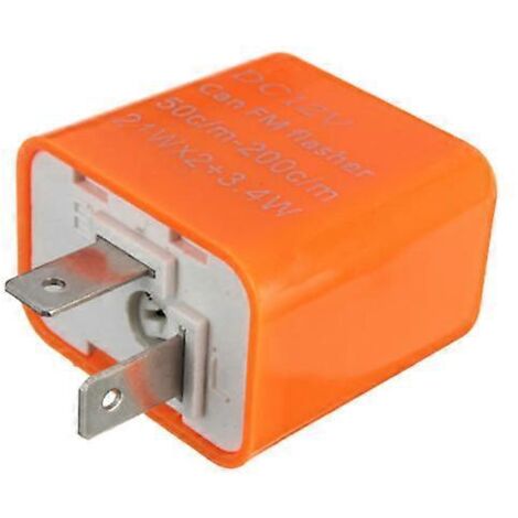 2 Pin Motorcycle LED Turn Signal Indicator Flasher Relay 12V-- (1/5)