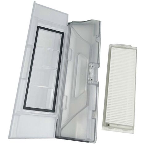 Dust Box with Filter for Xiaomi Mi Robot Vacuum Accessories-Transparent- (1/5)