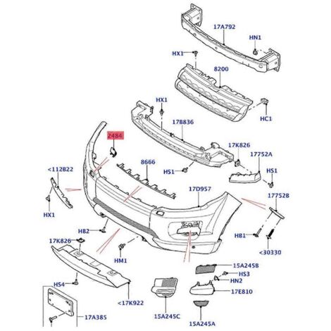 Left Side Front Headlight Washer Cover Cap For Range-- (1/5)