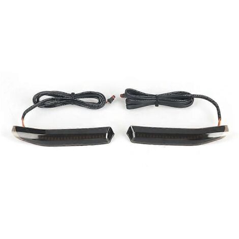 Motorcycle Top Box Trunk Tour Tips Side LED Light for Honda-Black- (1/5)