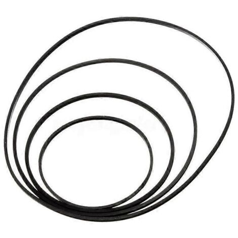 50PCS Universal Mix Cassette Tape Machine Belts Assorted Common Flat-- (1/5)
