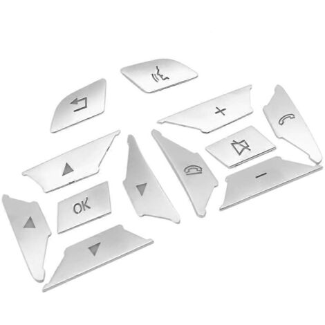 Car Steering Wheel Button Stickers Cover Trim for-- (1/5)