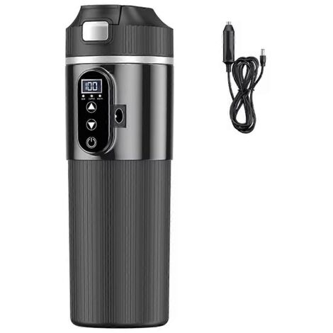 12V 24V Car Electric Heated Cup 500ml Smart Temperature Control-- (1/5)