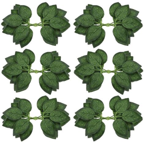 Artificial Leaves for Roses Decorations - 36 Silk Flowers Leaf-- (1/5)