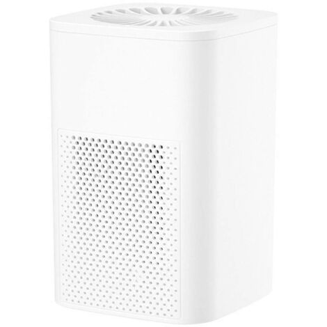 Portable USB Air Purifier and Desktop Vacuum Cleaner for Home and Car-White- (1/5)