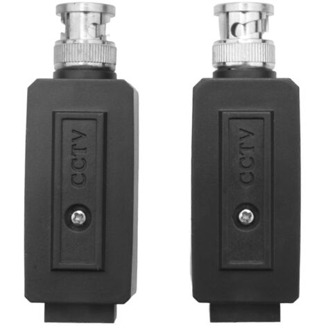 CCTV Camera Coax BNC RJ45 UTP Cat5 Active Video Balun Transceiver Pair--