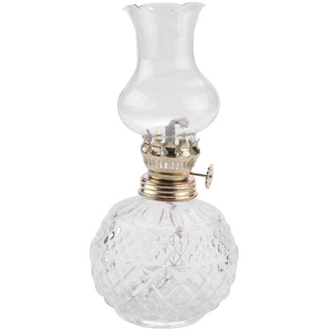 Indoor Oil Lamp,with Clear Glass Lampshade,Home Church Supplies-- (1/5)
