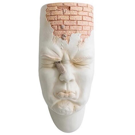 Nordic Abstract Human Face Wall Vase Human Face Wall Hanging Vase -C-- (1/5)