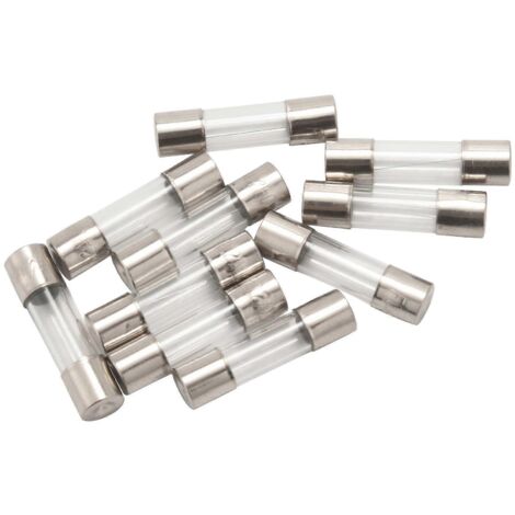 10Pcs 250V 0.2A 200mA Quick Fast Blow Glass Fuses Tubes 5mm x 20mm-- (1/5)