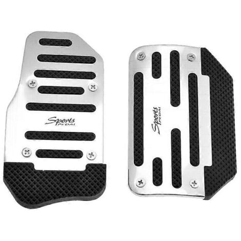 2Pcs Gas Accelerator Pedal and Brake Pedal Cover Foot Pad Non--- (1/5)