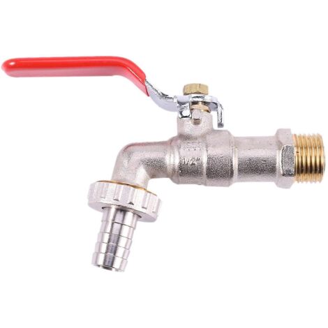 Outside Garden Faucet Turn Off/ On 1/2 Inch Manual Long Handle Faucet-- (1/5)