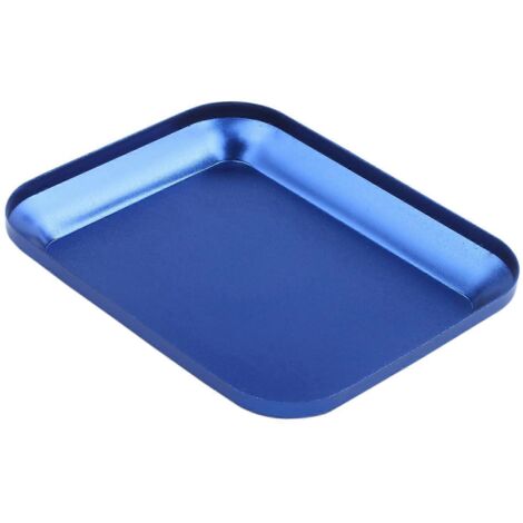 Screw Tray with Magnetic Pad for RC Model Car Repair Tool blue-- (1/5)