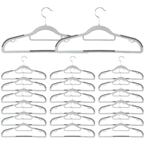 Non-Slip Plastic Clothes Rack, Seamless Durableclothes Rack-As Shown- (1/5)