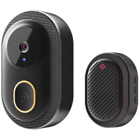 Tuya WiFi Video Doorbell WiFi Intercom Door Bell Camera Home Black-- (1/5)