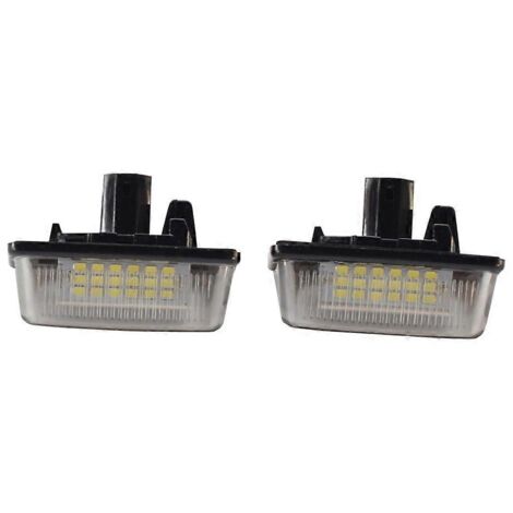 LED Number License Plate Light 81271-12503 for Toyota Corolla Crown-Black- (1/5)