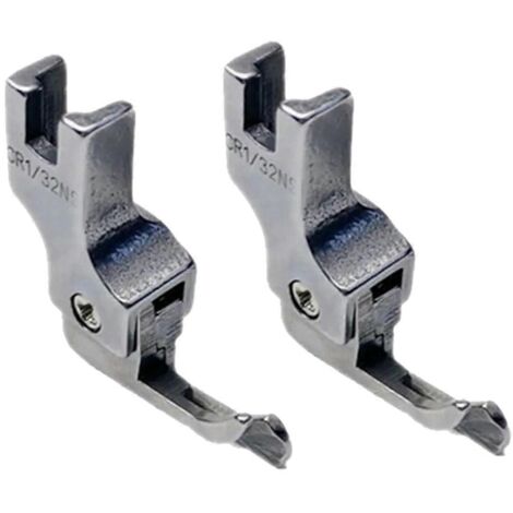 2Pcs Narrow Guide Lockstitch Sewing Machine Feet,CR1 / 32NS(0.1)-- (1/5)
