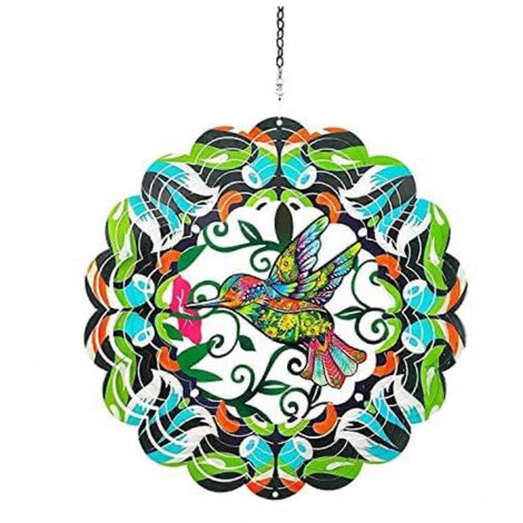 Bird Metal Wind Spinner Hanging Wind Spinner-- (1/5)