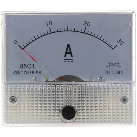 85C1 Analog Current Panel Meter DC 30A AMP Ammeter-- (1/4)