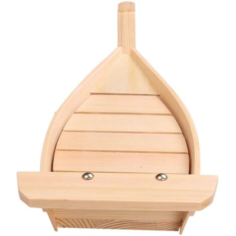 42X17X7.5Cm Japanese Cuisine Sushi Boats Sushi Tools Wood-- (1/5)