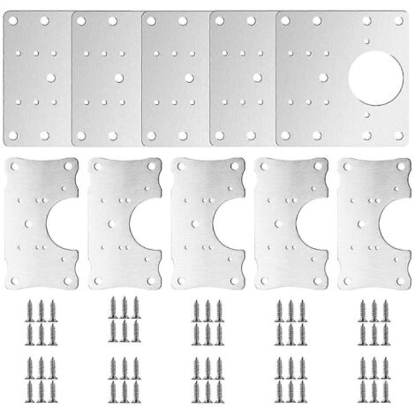 Hinge Mounting Repair Plate Stainless Steel Bracket Fixing Plate-- (1/5)