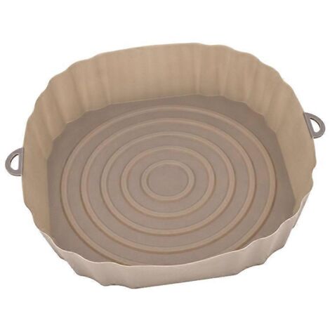 20Cm Air Fryers Oven Baking Tray Fried Chicken Basket Mat Brown-- (1/5)