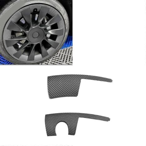 40Pcs for Model Y 20-23 Hub Cap Rim Patch 20 Inch Wheel, Carbon-- (1/5)