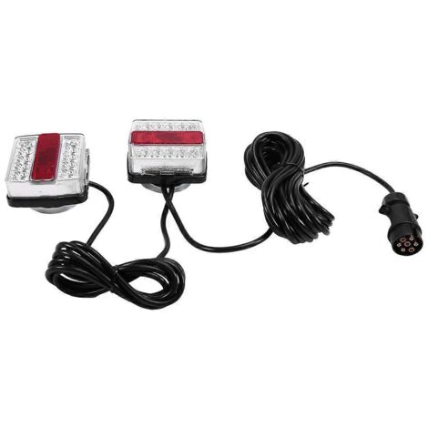 feu arrière combiné à LED 12 V pour remorque de remorquage, 7 broches (1/5)