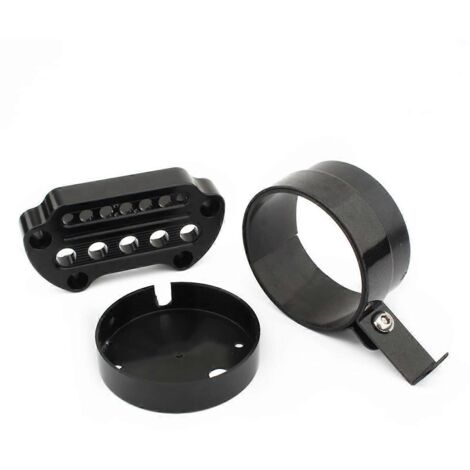 Kit de déport de support de compteur de vitesse à montage latéral avec fixations pour guidon -- (1/5)