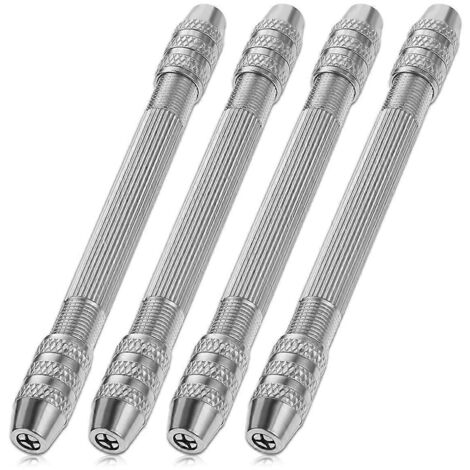 Pince à aiguilles double extrémité (lot de 4) pour perceuse manuelle - (1/5)