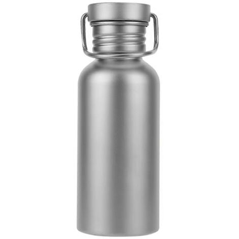 Gourde en titane 500 ml - Ultralégère, étanche, gourde de sport (1/5)