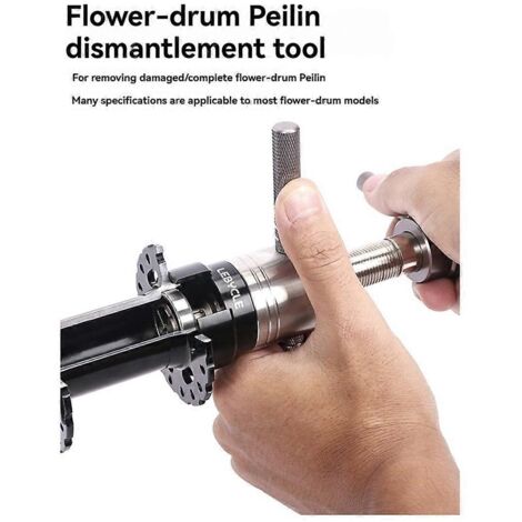 Kit d'extraction de roulements de moyeu de vélo, ensemble d'outils en acier inoxydable (1/5)