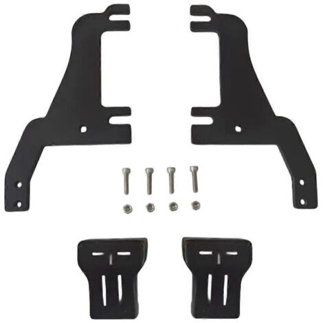 Supports de fixation pour phares latéraux de capot avant sur montant A pour Ford - Noir (1/5)