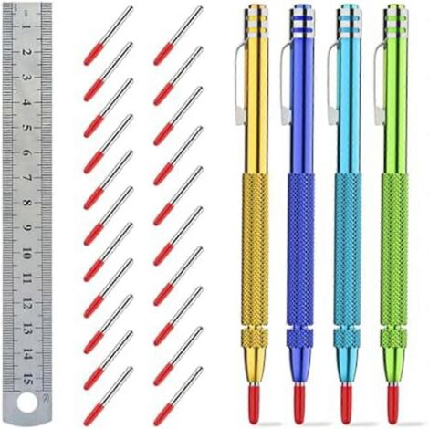 Traceur en carbure de tungstène de couleur avec aimant, règle B-- (1/5)
