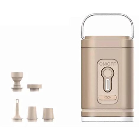 Pompe à air électrique avec lumières, compresseur d'air sans fil, chargement USB B-- (1/5)